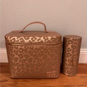 Hollis Makeup Bag & Brush Holder